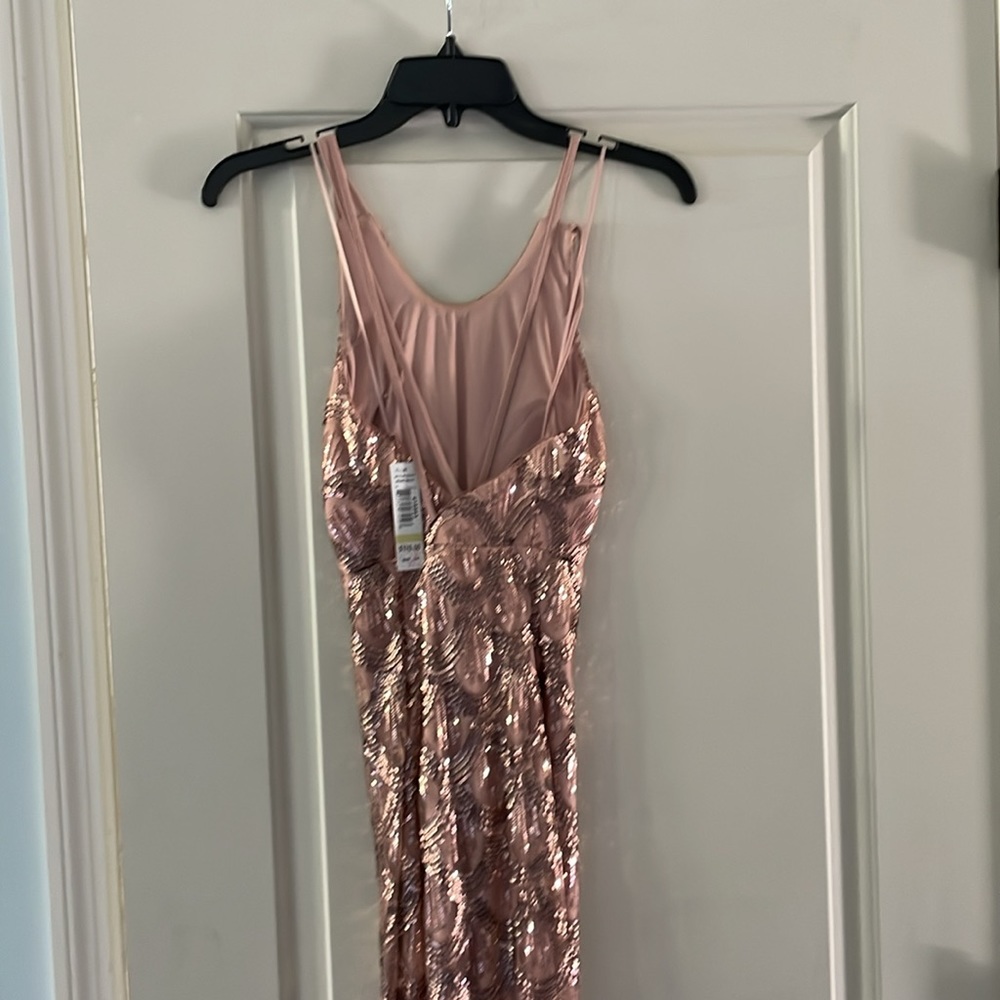 Morgan & Co. Rose Gold Sequin Size 3/4 NWT - Picture 3 of 9
